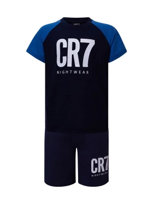 Foto van product CR7 - Cristiano Ronaldo Nachtkledij ' Boys BASIC Short ' blauw / zwart