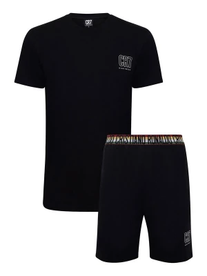 Foto van product CR7 - Cristiano Ronaldo Pyjama kort 'World Cup Edition' zwart / wit