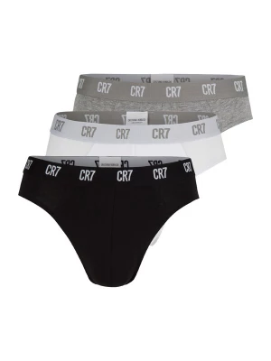 Foto van product CR7 - Cristiano Ronaldo Slip grijs gemêleerd / zwart / wit