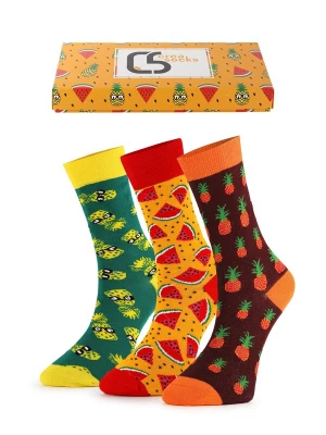 Foto van product Crea Socks Sokken 'Frucht' gemengde kleuren