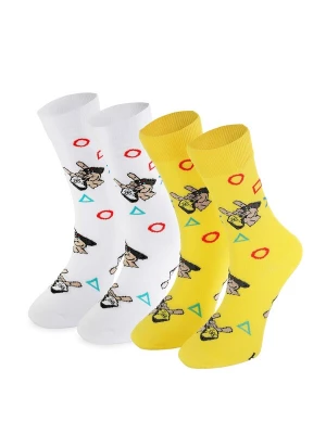 Foto van product Crea Socks Sokken 'Spiele' gemengde kleuren