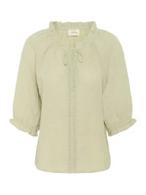 Foto van product Cream Blouse 'Bellis' lichtgroen