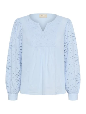 Foto van product Cream Blouse 'Diana' hemelsblauw
