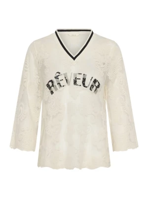 Foto van product Cream Blouse 'Mira' crème / zwart