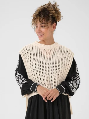 Foto van product Cream Bodywarmer 'CRWullie' lichtbeige