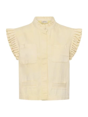 Foto van product Cream Bodywarmer pasteelgeel