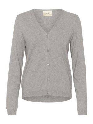 Foto van product Cream Gebreid vest 'Dela' lichtgrijs