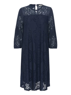 Foto van product Cream Jurk 'Amaja' navy
