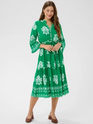 Foto van product Cream Jurk 'CRKoren' groen / wit