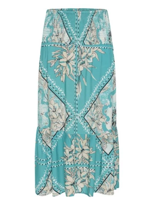 Foto van product Cream Rok 'CRTiah' beige / aqua / zwart / wit