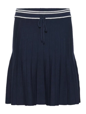 Foto van product Cream Rok 'CRVillea' donkerblauw / wit