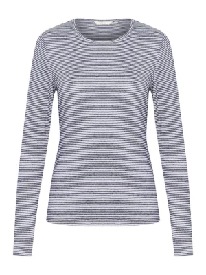 Foto van product Cream Shirt 'CR Amma' donkerblauw / wit