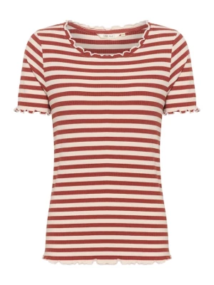 Foto van product Cream Shirt 'Ribba' lichtbeige / roestrood