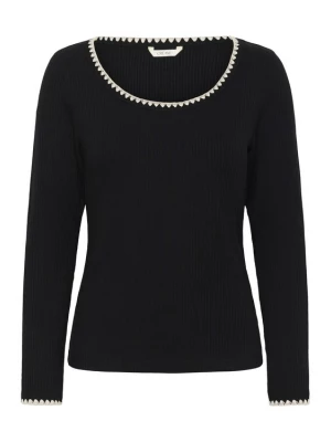 Foto van product Cream Shirt 'Ribba' zwart / natuurwit