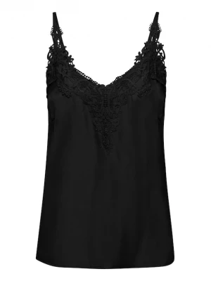 Foto van product Cream Top 'Anna' zwart