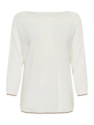 Foto van product Cream Trui 'CRDesten Batwing' wit