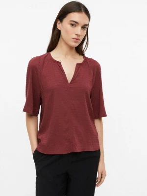 Foto van product Crepe blouse in viscosemix s.Oliver rood