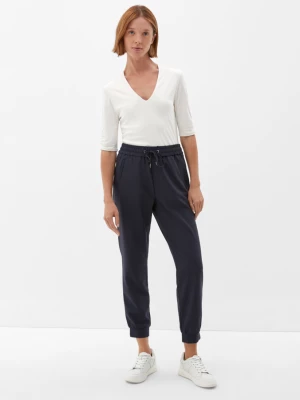 Foto van product Crêpe broek van viscose s.Oliver blauw
