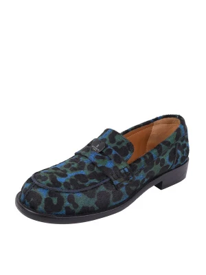 Foto van product Crickit Instappers 'Patrizia' blauw / groen / zwart