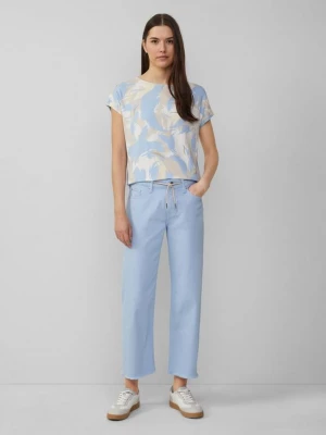 Foto van product Cropped jeans Karolin / regular fit / mid rise / straight leg / open zoom s.Oliver blauw