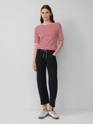 Foto van product Cropped jeans Karolin / regular fit / mid rise / straight leg / open zoom s.Oliver zwart