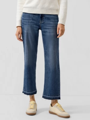 Foto van product Cropped jeans Karolin: regular fit / middelhoge taille / rechte pijpen / open zoom s.Oliver blauw