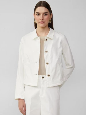 Foto van product Cropped spijkerjasje met overhemdkraag s.Oliver crème