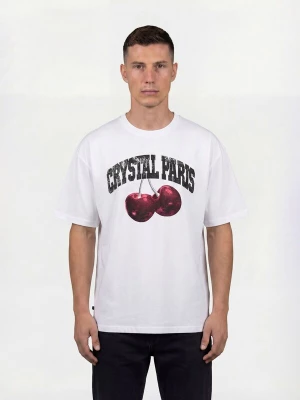 Foto van product Crystal Paris Shirt 'Cherry' wit