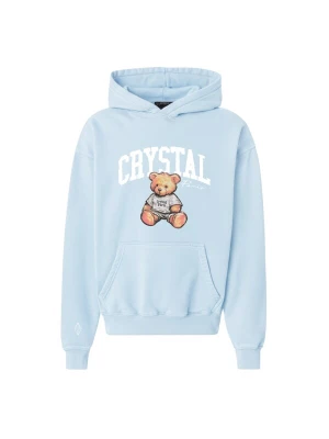 Foto van product Crystal Paris Sweatshirt 'Teddy' lichtblauw