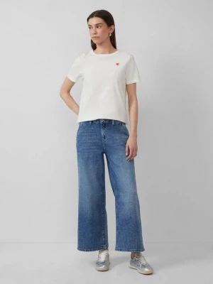 Foto van product Culotte Catie / slim fit / mid rise / wide leg QS blauw