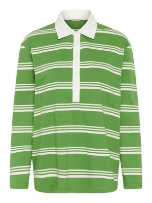 Foto van product CULTURE Shirt 'CUbejse' grasgroen / wit