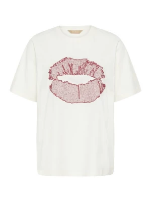 Foto van product CULTURE Shirt 'CUemba' rood / wit