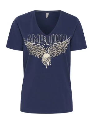 Foto van product CULTURE Shirt 'CUGith' marine / bruin / wolwit