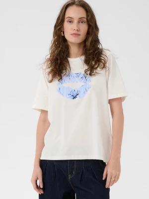 Foto van product CULTURE Shirt 'CUKula' hemelsblauw / wit
