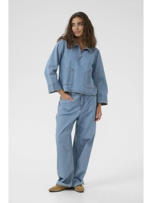Foto van product CULTURE Tussenjas 'CUayna' smoky blue / wit