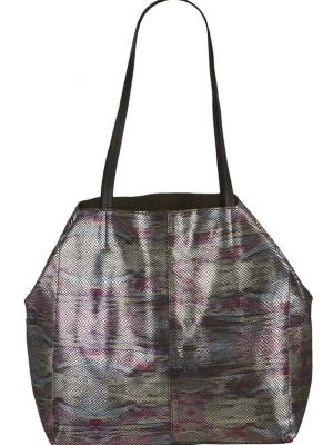 Foto van product Curuba Shopper 'Lucky' blauw / lichtgroen / pink / zwart