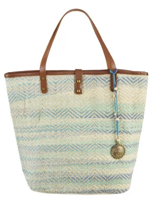 Foto van product Curuba Shopper 'Manjo' beige / turquoise
