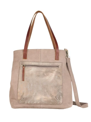 Foto van product Curuba Shopper 'Rogen' beige / cognac / goud