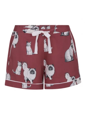 Foto van product Cyberjammies Korte pyjama 'Joise' bordeaux / zwart / offwhite