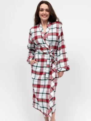 Foto van product Cyberjammies Ochtendjas 'Blaze' nachtblauw / pastelgroen / rood / wit