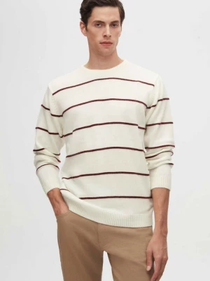 Foto van product D’ Damat Trui ecru / donkerrood D'S Damat