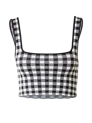Foto van product Daahls by Emma Roberts exclusively for ABOUT YOU Gebreide top 'Aylin' zwart / wit
