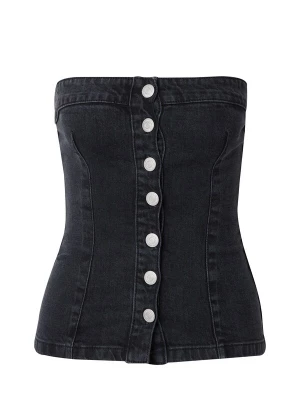 Foto van product Daahls by Emma Roberts exclusively for ABOUT YOU Top 'Danai' black denim