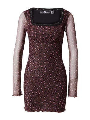Foto van product Daisy Street Jurk bruin / rosa / zwart
