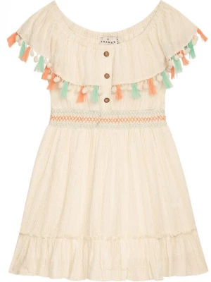 Foto van product Danamade Jurk 'DRUTH' beige / gemengde kleuren