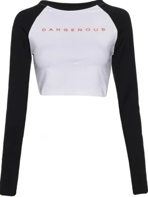 Foto van product Dangerous DNGRS Shirt 'Dangerous' rood / zwart / wit