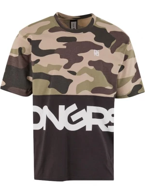 Foto van product Dangerous DNGRS Shirt ecru / kaki / zwart / wit