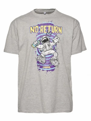 Foto van product Dangerous DNGRS Shirt 'No Return' lichtblauw / geel / grijs / lila / wit