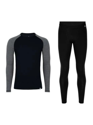 Foto van product DANISH ENDURANCE Basislaag 'Core Merino' grijs gemêleerd / zwart