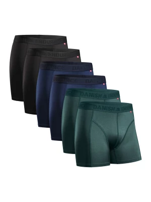 Foto van product DANISH ENDURANCE Boxershorts donkerblauw / donkergroen / rood / zwart / wit